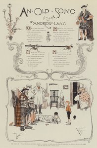 Een Oud Lied, door Andrew Laing door Cecil Charles Windsor Aldin